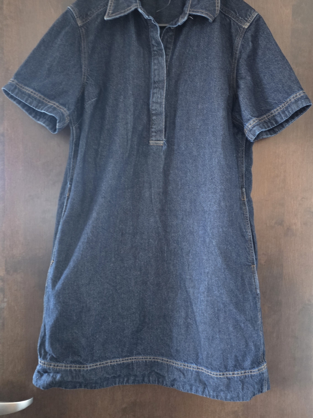 Madewell Denim Popover Mini Dress - Picture 6 of 11